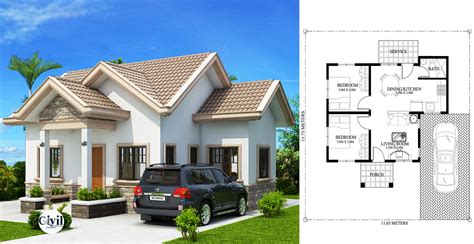 Peralta 2 Bedroom Bungalow House Design Engineering Discoveries