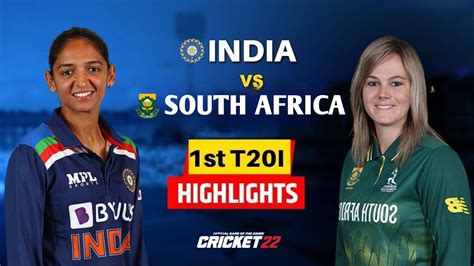 India Women Vs South Africa Women 1st T20 Highlights 2023 Indw Vs Saw