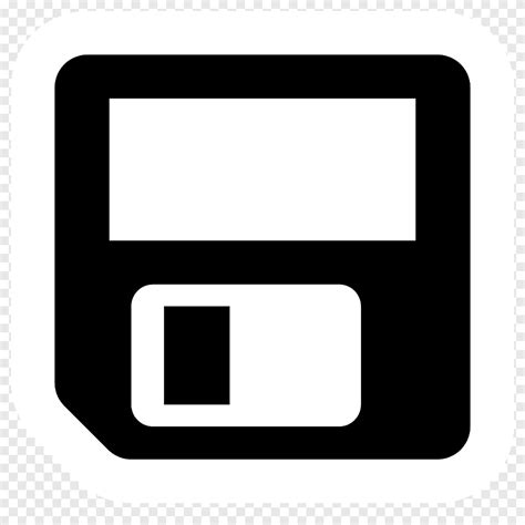 Computer Icons Floppy Disk Desktop Save Button Rectangle Contrast