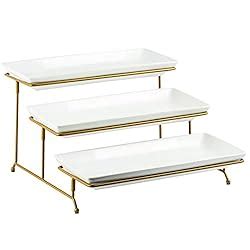 Amazon Yhosseun Large Tiered Serving Stand With Platters Tier