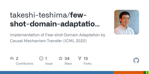 GitHub Takeshi Teshima Few Shot Domain Adaptation By Causal Mechanism