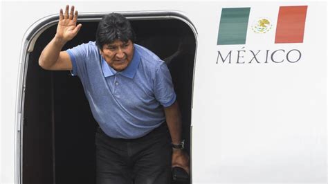 En Video Evo Morales Arriba A México Como Asilado Político