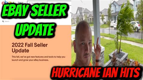 Ebay Fall Seller Update Live Hurricane Ian Hits Florida Youtube