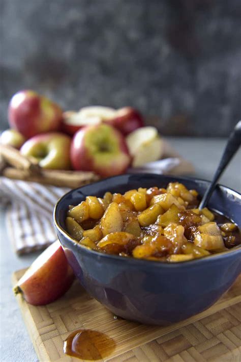 Homemade Apple Pie Filling Video The Crumby Kitchen