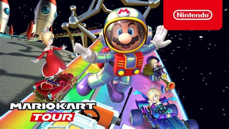 Mario Kart Tour Space Tour Trailer YouTube