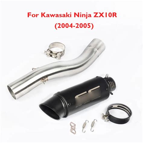 Aliexpress.com : Buy Ninja ZX10R Motorcycle Exhaust Pipe Muffler Mid ...