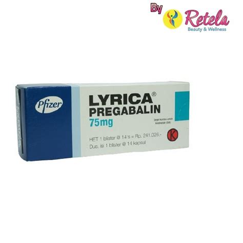 Jual LYRICA 75 MG DUS 1 1 STRIP 14 CAPSUL Shopee Indonesia