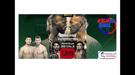 UFC 296 Leon Edwards Vs Colby Covington LIVE Stream YouTube