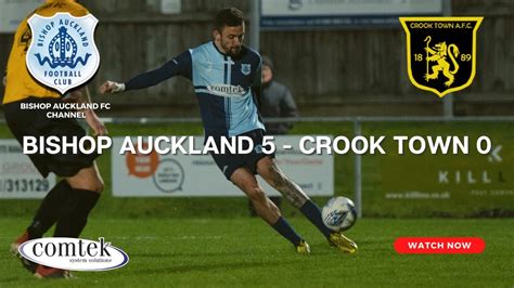 Bishop Auckland V Crook Town 7th January 2023 3 00 Pm Kick Off