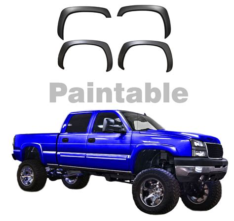 Fender Flares Fit 99 06 Chevrolet Avalanche Suburban And Gmc Sierra