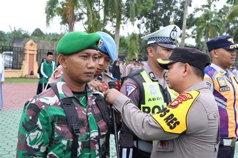 Kapolres Siak Akbp Asep Sujarwadi Pimpin Apel Gelar Pasukan Ops