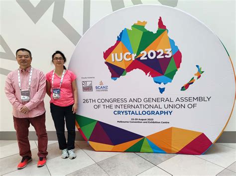 Iucr Congress At Melbourne Australia Aug Prof Dr Lisa Liu