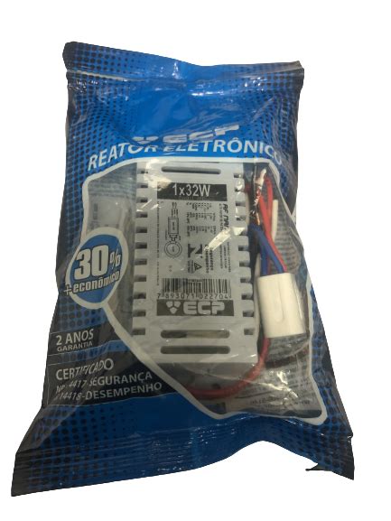 Reator Eletronico Para Uma Lampada Circular 1x32w Bivolt ECP