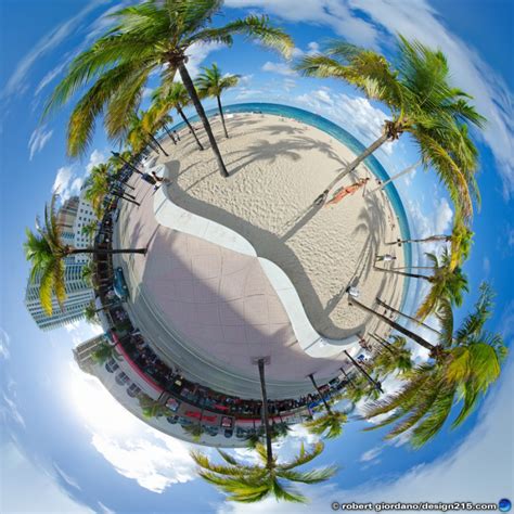 Conceptual Photography Fort Lauderdale Beach 360 Panorama