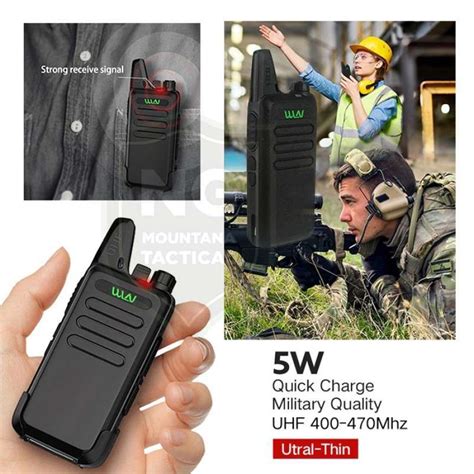 Jual Wln Winlan Ht Walkie Talkie Kd C1 Uhf Full Set Single Tanpa