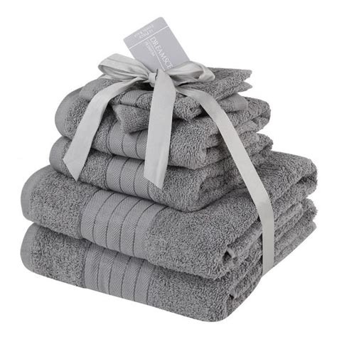 Luxe Supersoft 6 pièces à main Serviette de bain Bale 100 coton