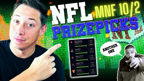 Top Prizepicks Nfl Mnf Player Props For And More Live Nfl Cfb