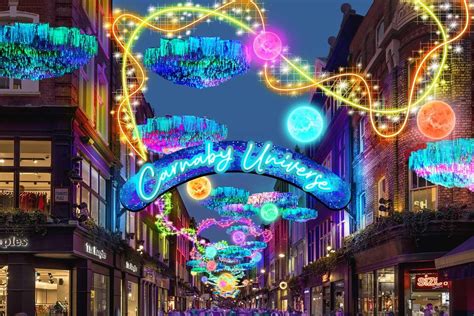 Carnaby Street's Christmas Lights Are Lighting Up London