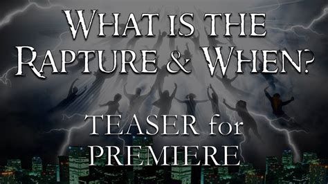 ⚠️teaser For Upcoming Premiere About The Rapture Coming Soo Subscribe