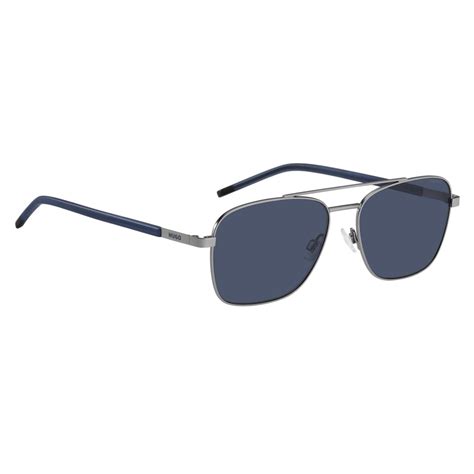 Hugo Boss Hg S R Ku Matte Ruthenium Sunglasses Man