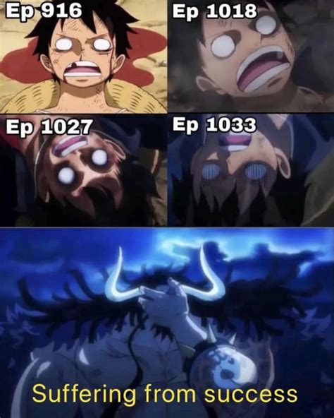 The many times kaido defeated luffy throughout the whole raid on ...