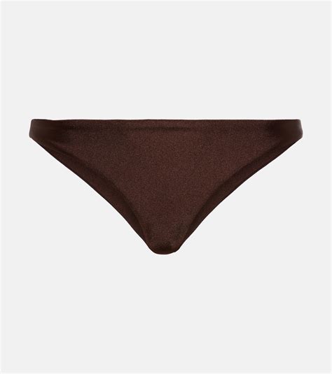 Classic Bikini Bottoms In Brown Jade Swim Mytheresa