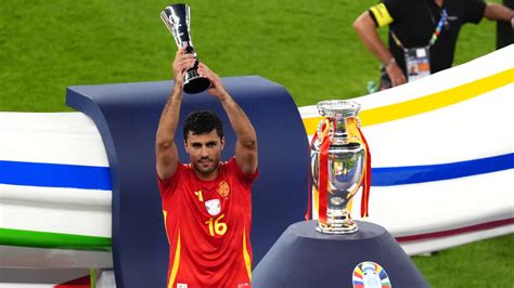 EURO News Rodri Named Best Player Of Euro 2024