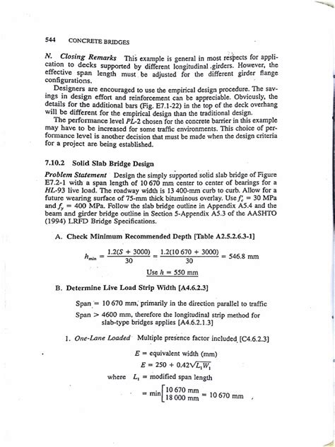 Solid Slab Bridge PDF | PDF | Bending | Bridge