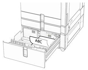 Loading The Sheet Tandem Tray Lexmark Xc