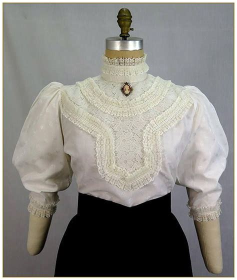 Victorian Dot And Ruffle Lace Blouse Bridesmaid Dress Styles Lace