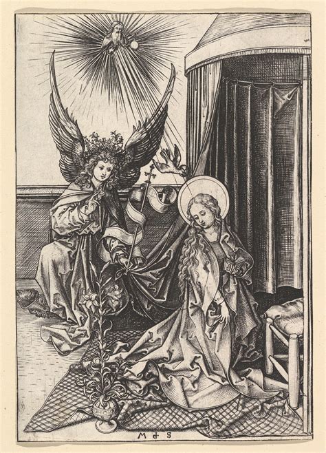 Martin Schongauer The Annunciation The Metropolitan Museum Of Art