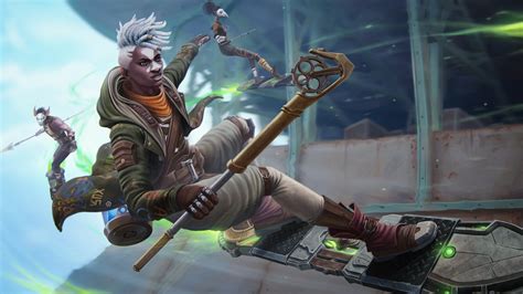 Denis Vainknot Ekko Firelight Arcane League Of Legends Fan Art