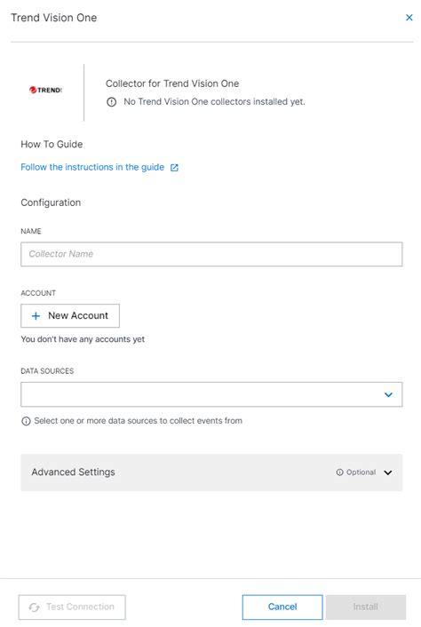 Configure The Trend Vision One Cloud Collector Exabeam Documentation Portal