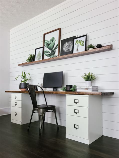 How To Make A Filing Cabinet Desk Simply Aligned Home