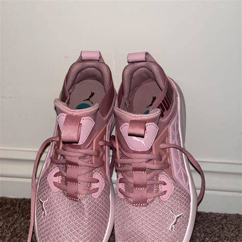 Pink Puma Trainers Depop