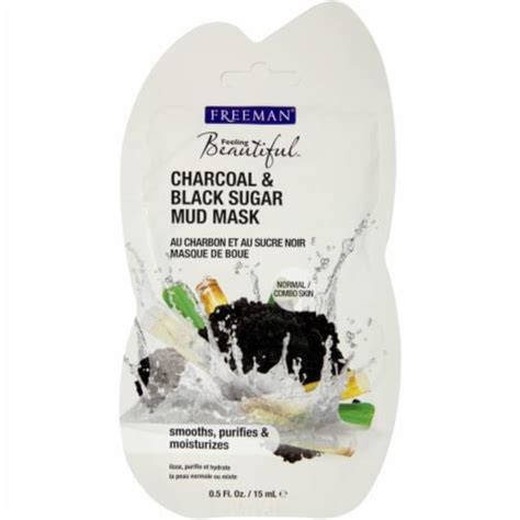 Freeman Feeling Beautiful Face Mask Charcoal Black Sugar Mud Pack