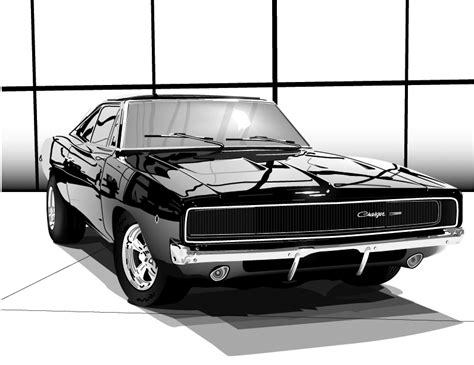 Dodge Charger Vector at GetDrawings | Free download