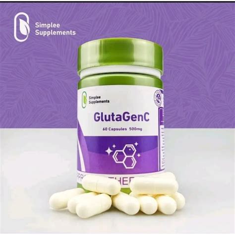 Simplee Supplement Glutagenc 60 Capsules 500mg Whitening Capsule Shopee Philippines