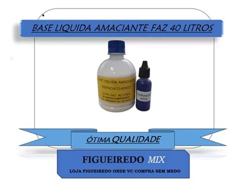 Base Liquida Para Amaciante Completa Faz Litros Parcelamento Sem Juros