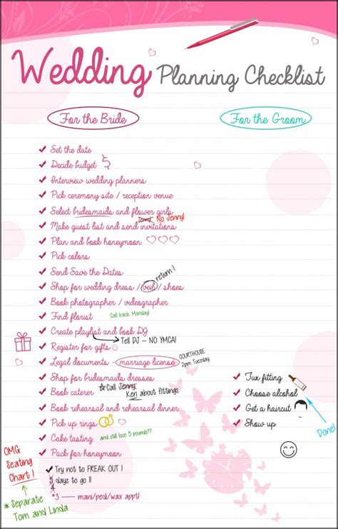 Wedding Planning Checklist — The Groom Has It So Easy Anoush Wedding