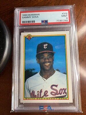 Bowman Sammy Sosa Rookie Psa Mint Ebay