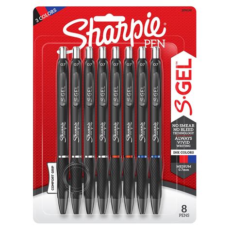 Sharpie S-Gel Retractable Gel Pens Medium Point Asst Ink 2096148 ...