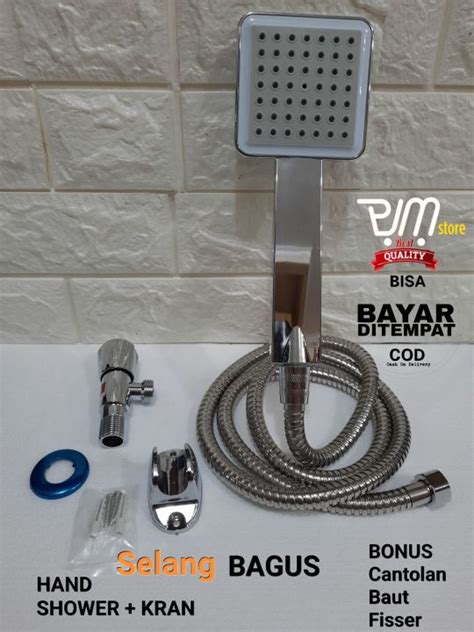 Pjm Store Paket Murah Kran Shower Kamar Mandi Stop Kran Bulat Putar