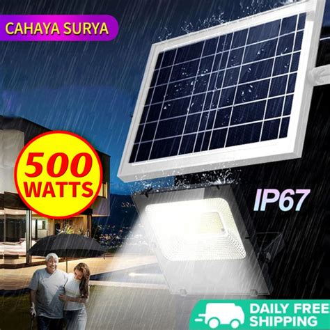 Lampu Tenaga Surya Otomatis Outdoor Lampu Solar Light LED 40W 60W 100W