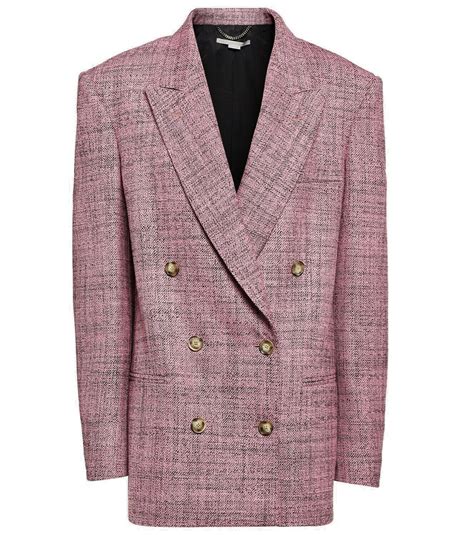 Stella McCartney Double Breasted Wool Blazer Stella McCartney