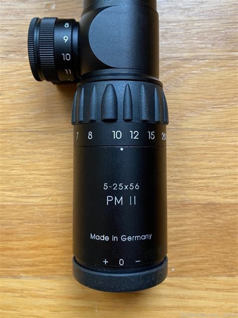 Schmidt And Bender Sandb 5 25x56mm Pmii Tactical Rifle Scope 34mm Tube