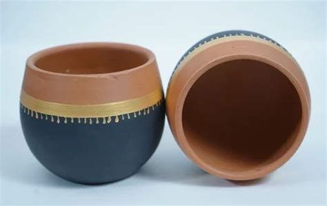 Unique 200 Ml Terracotta Hand Painted Kullad Set At Rs 425 Set In New Delhi