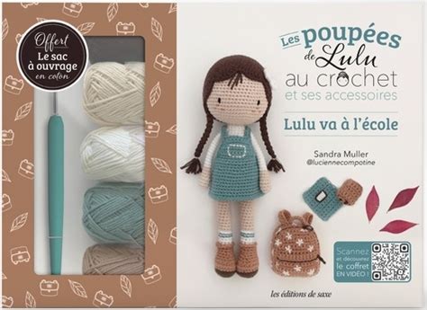 Coffret Les poupées de Lulu au crochet et ses de Sandra Muller