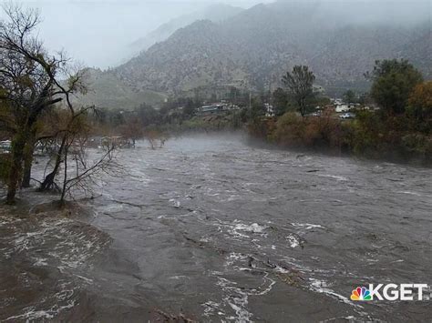 Video Shows Kern River In Kernville Rising Amid Heavy Rain