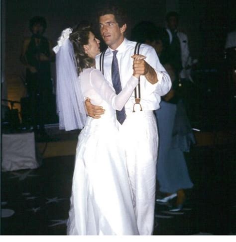 Carole Radziwill and John Kennedy Jr. dance at her wedding to his ...